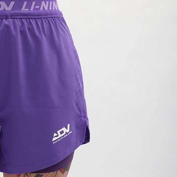 AKSW602-2 Брюки спортивные Trail Running фиолетовый